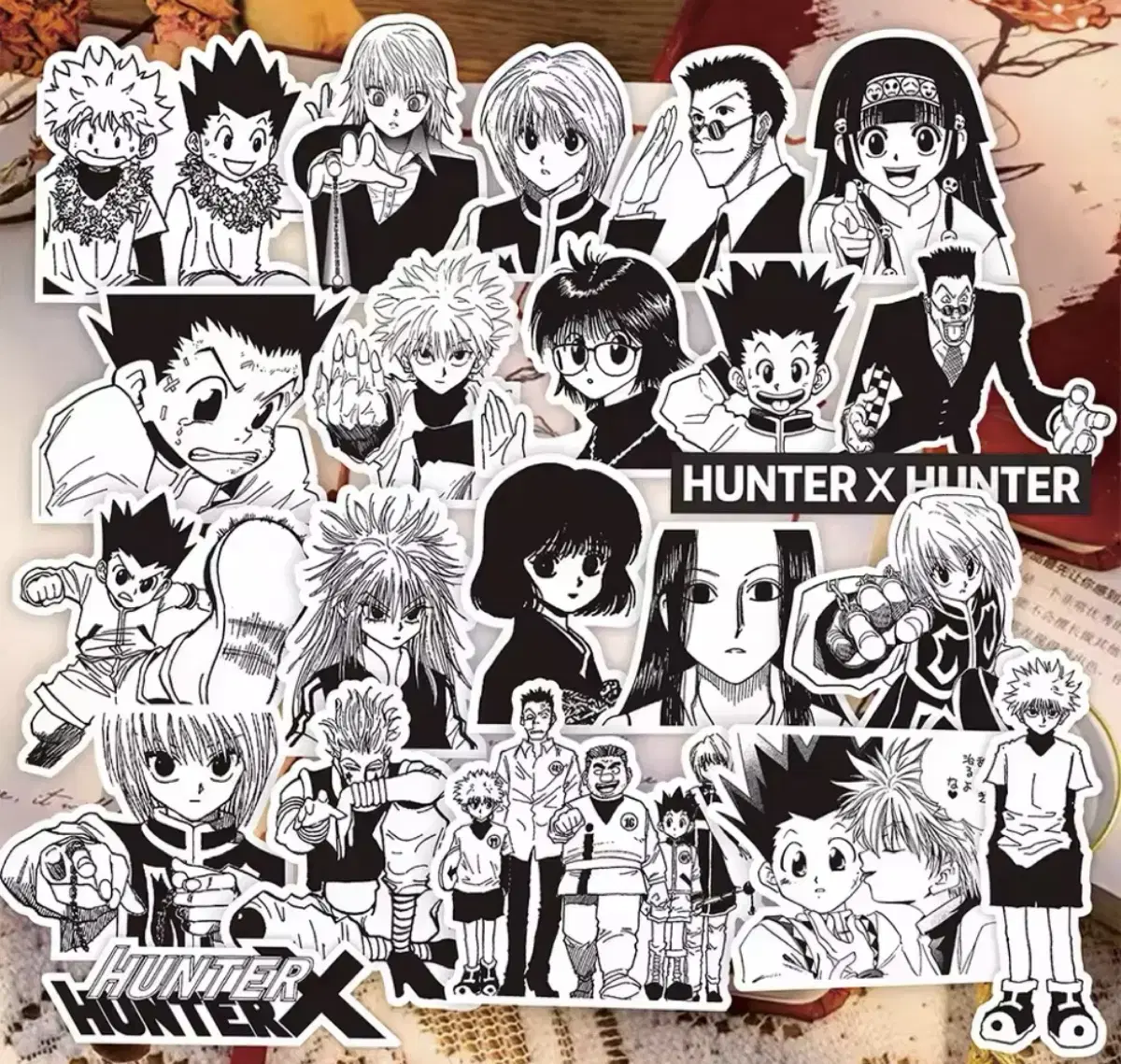 HUNTER×HUNTER クラピカ　ステッカー HUNTER×HUNTER』 ジロリ ダイカットステッカー クラピカ